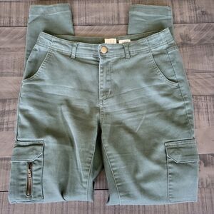 A NEW DAY STRETCH ELASTIZADO SKINNYBJEANS, GREEN, SIZE 4